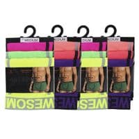 seamless neon color awesome underwear boxer shorts